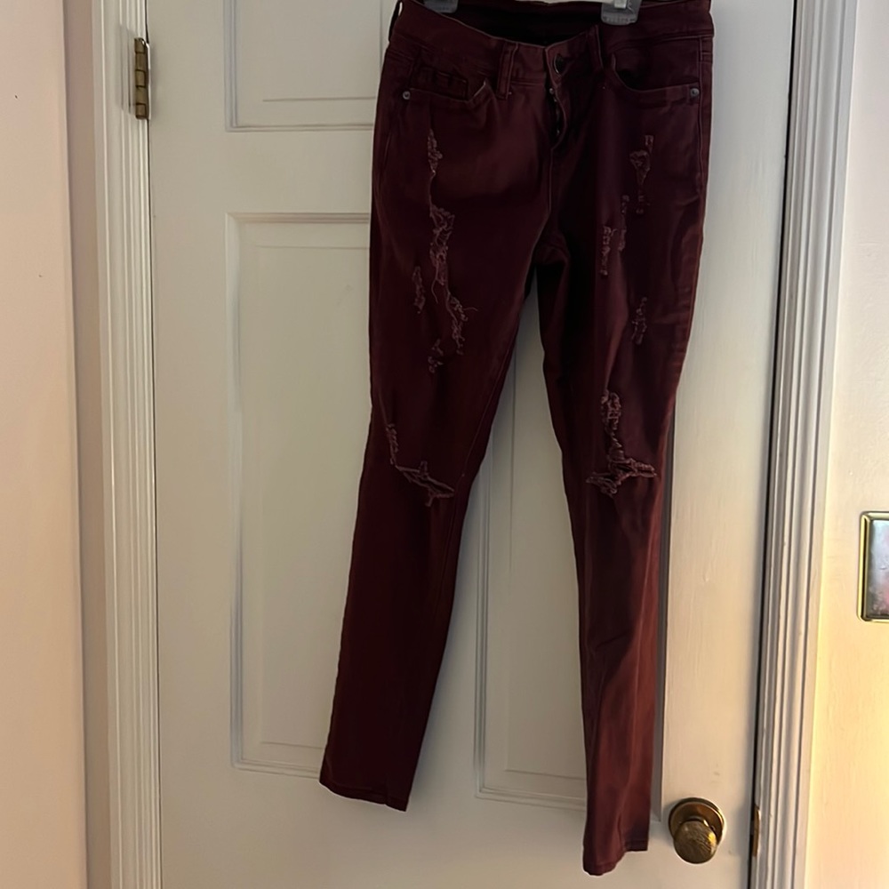 Burgundy Rue 21 Pants Size 5/6R